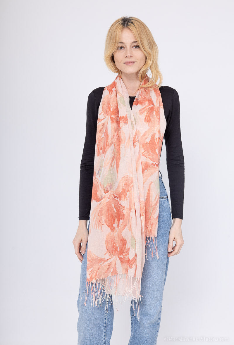 Leilani Scarf in Orange