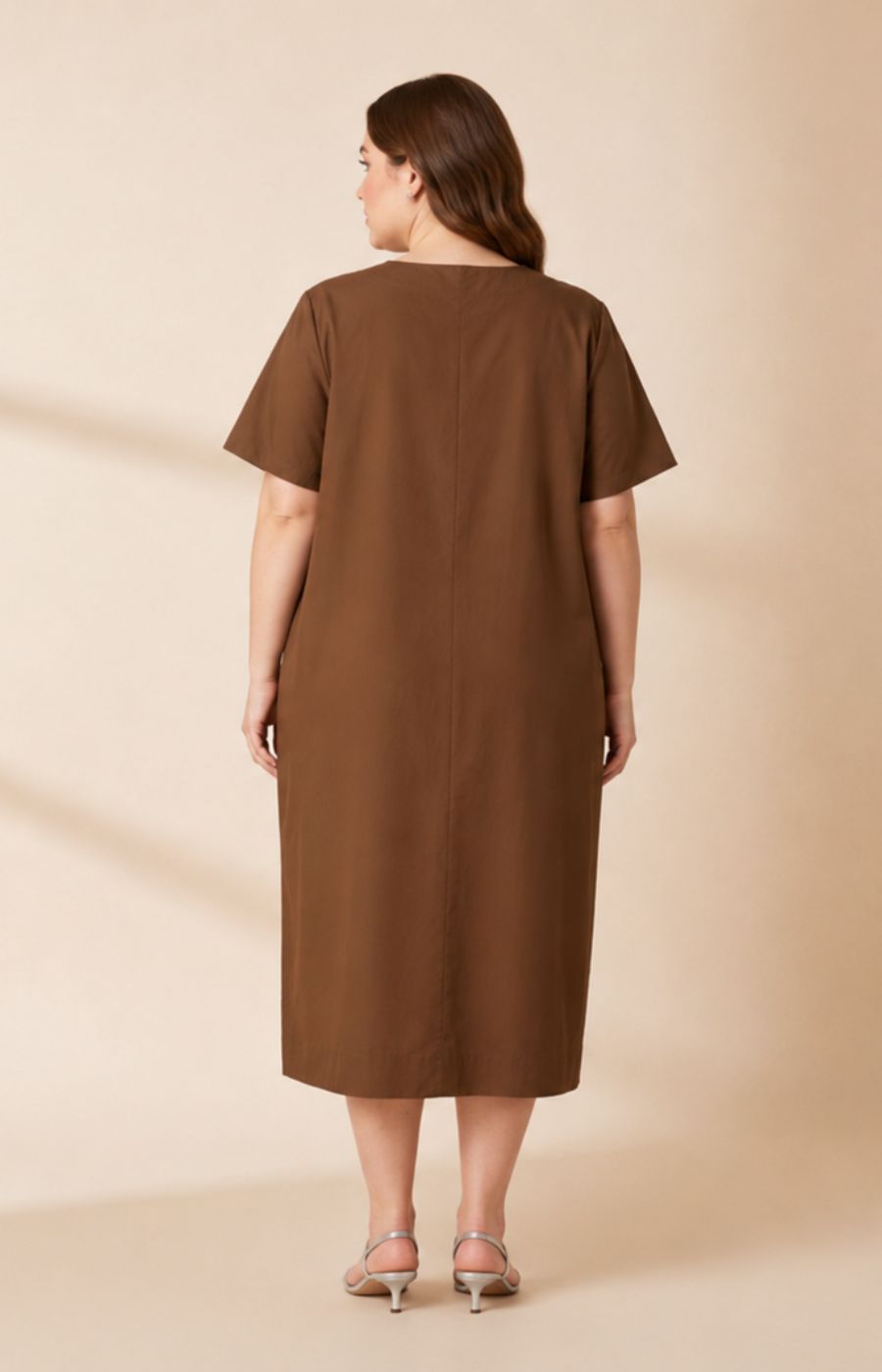 Lena Dress in Brown