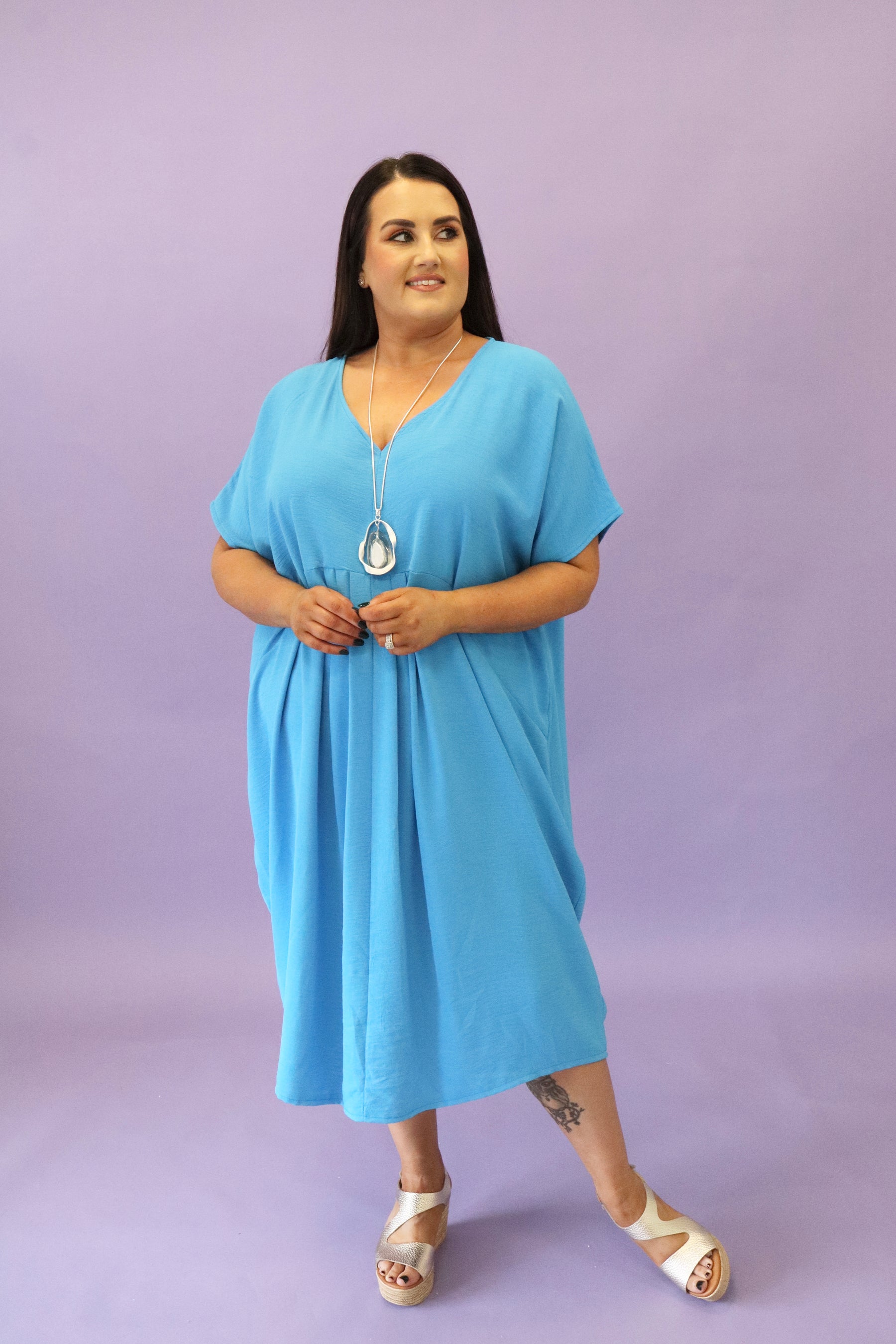 Lexi Dress in Light Blue