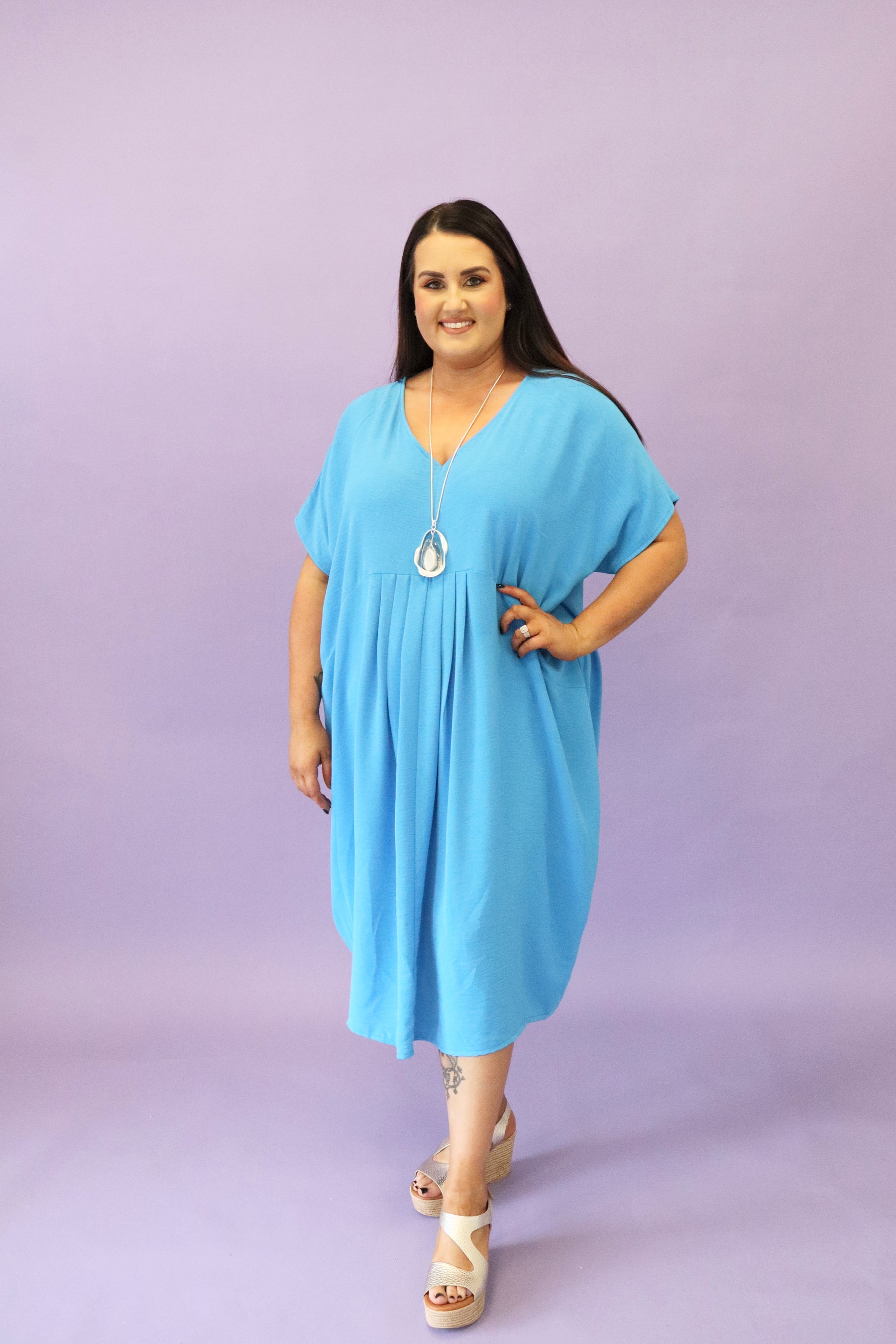 Lexi Dress in Light Blue