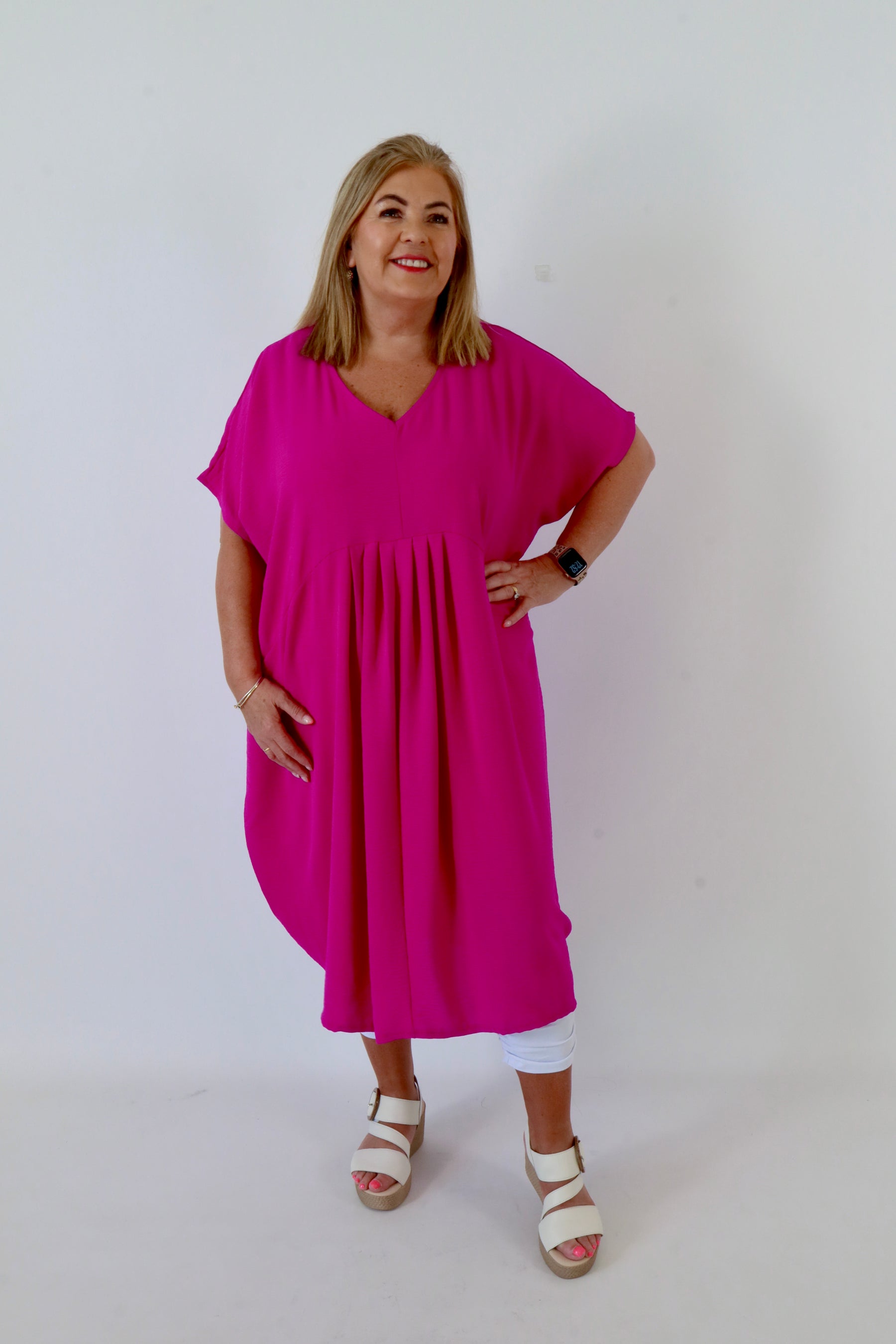 Lexi Dress in Magenta