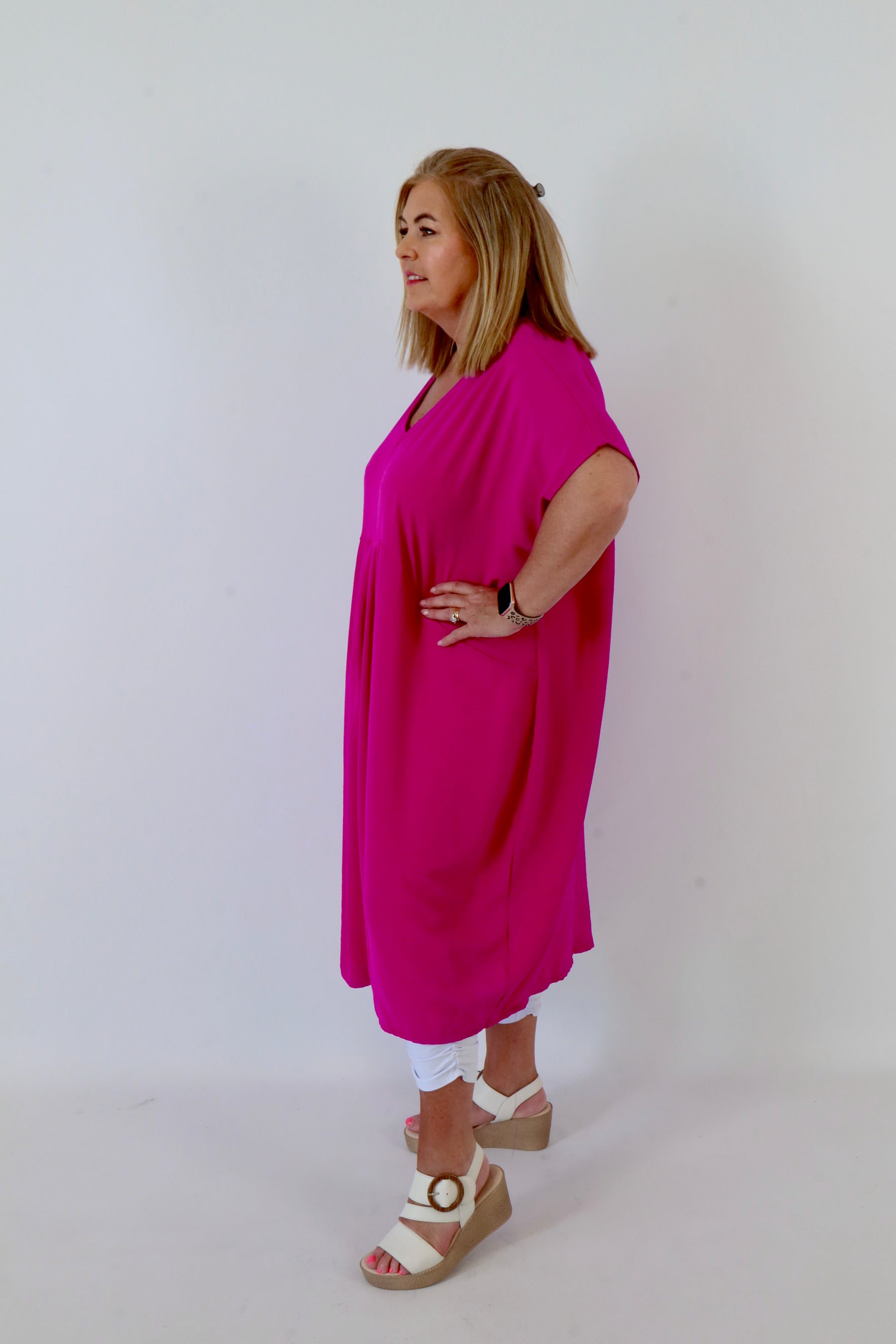 Lexi Dress in Magenta