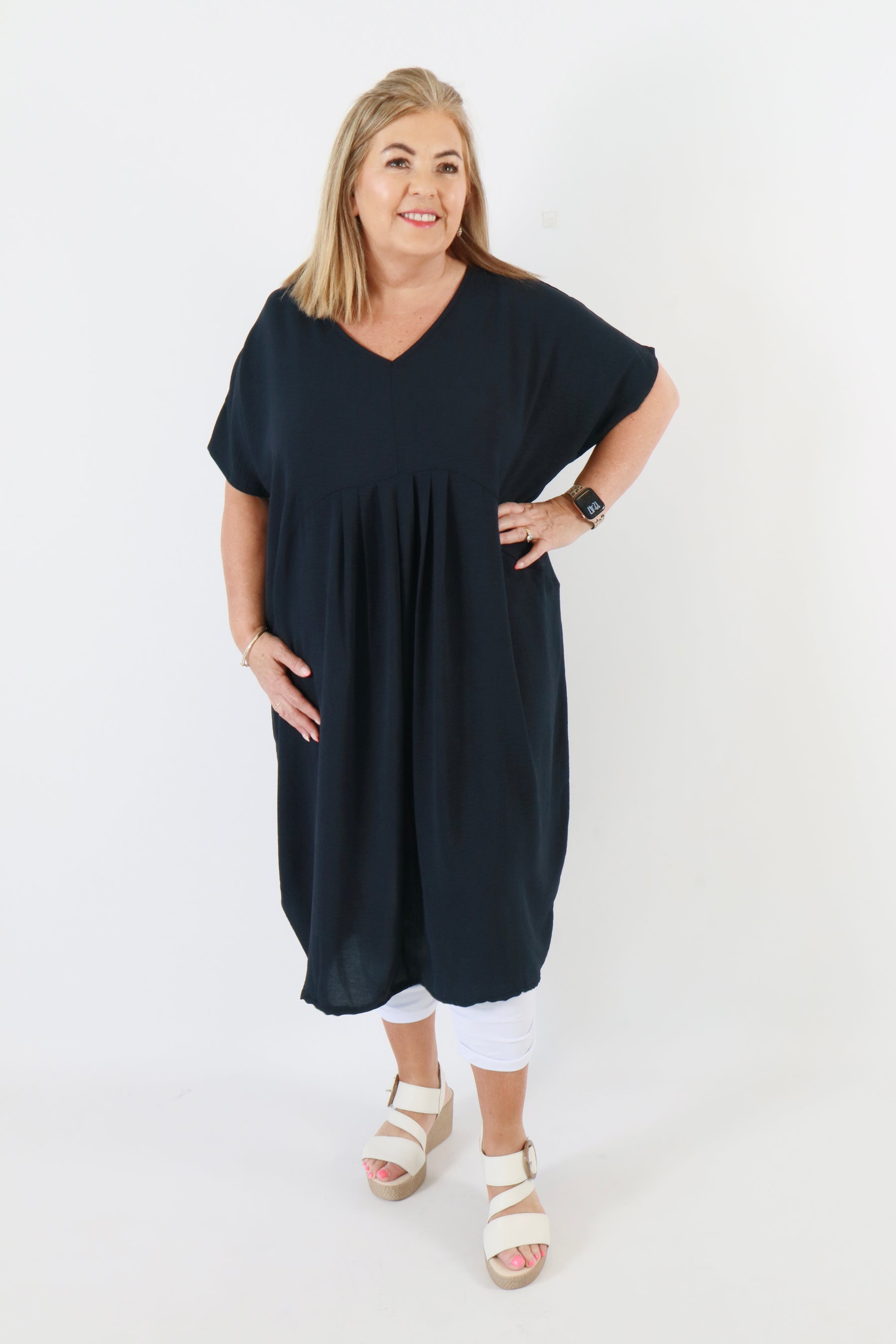 Lexi Dress in Navy