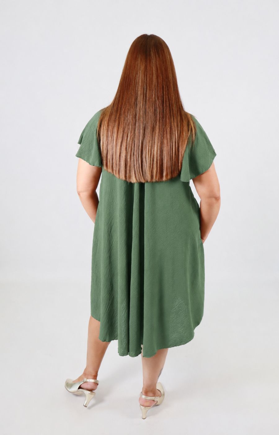 Lina Dress in Khaki