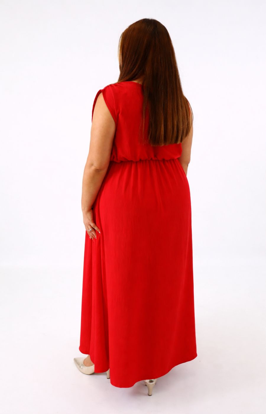 Lisa Dress in Red