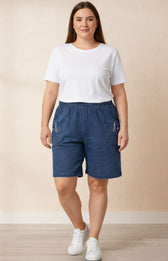 Lucie Shorts in Denim