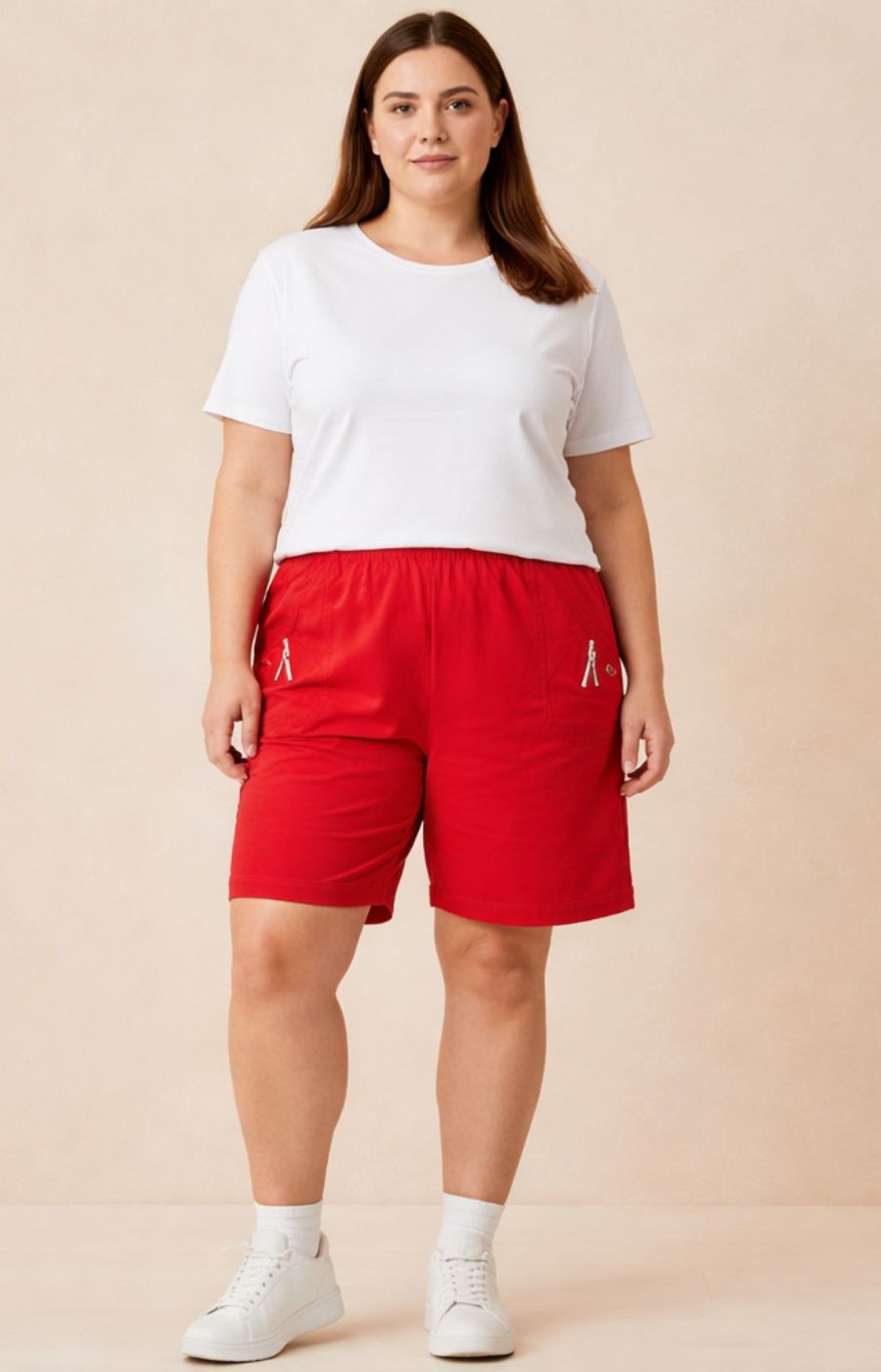 Lucie Shorts in Red