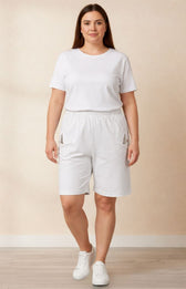 Lucie Shorts in White