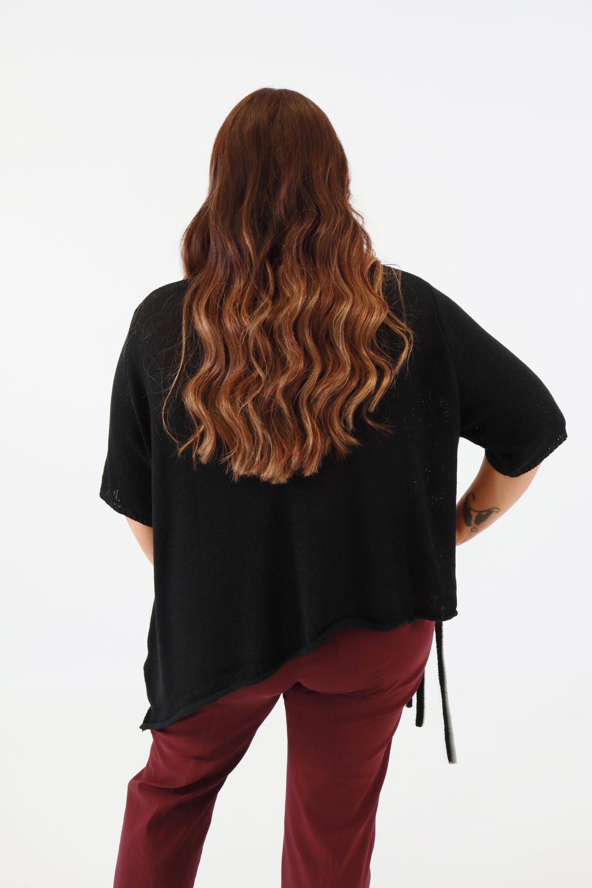 Lydia Knit Top in Black