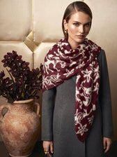 Lynn Scarf in Wine, This image was created using AI