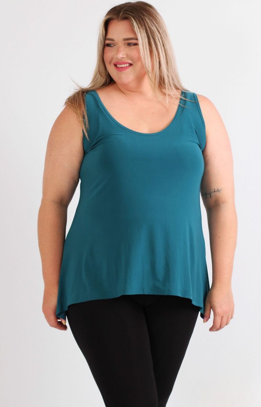 Magna A-Line Vest in Teal