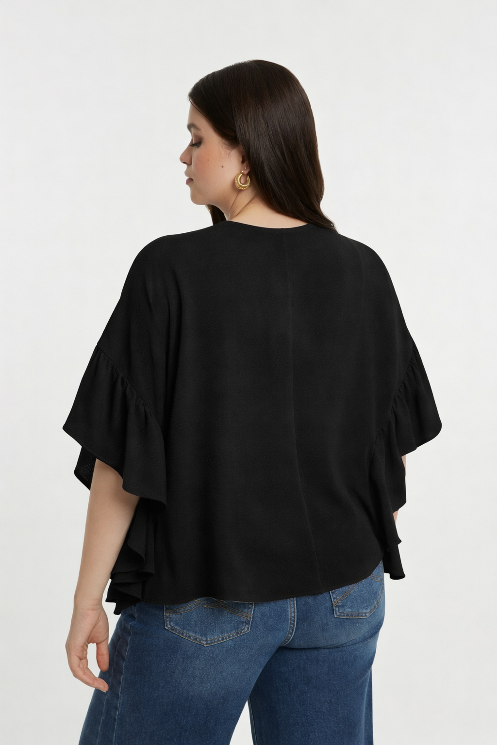 Mat Bow Tie Cardigan in Black