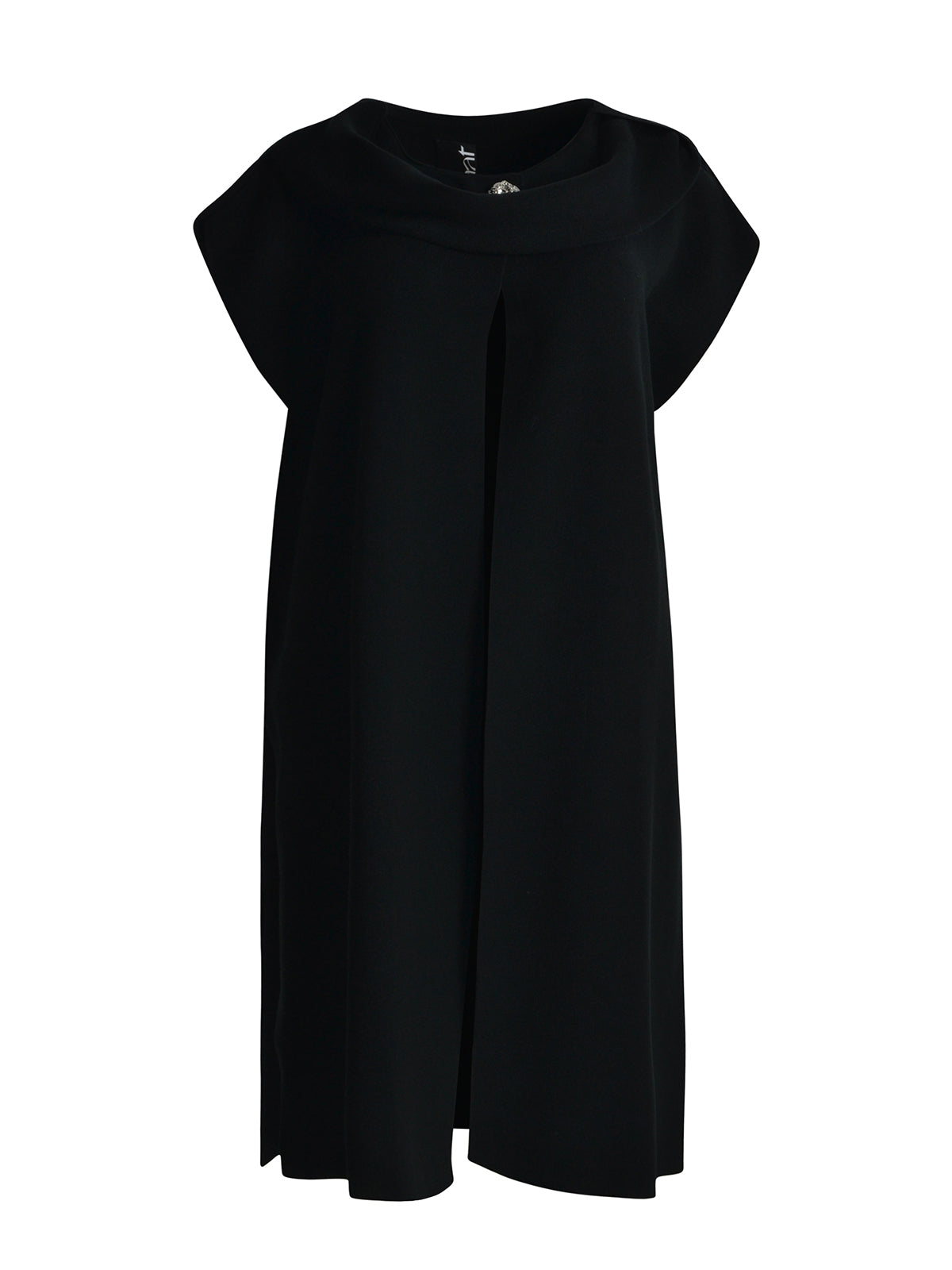 Mat Knit Cardigan in Black
