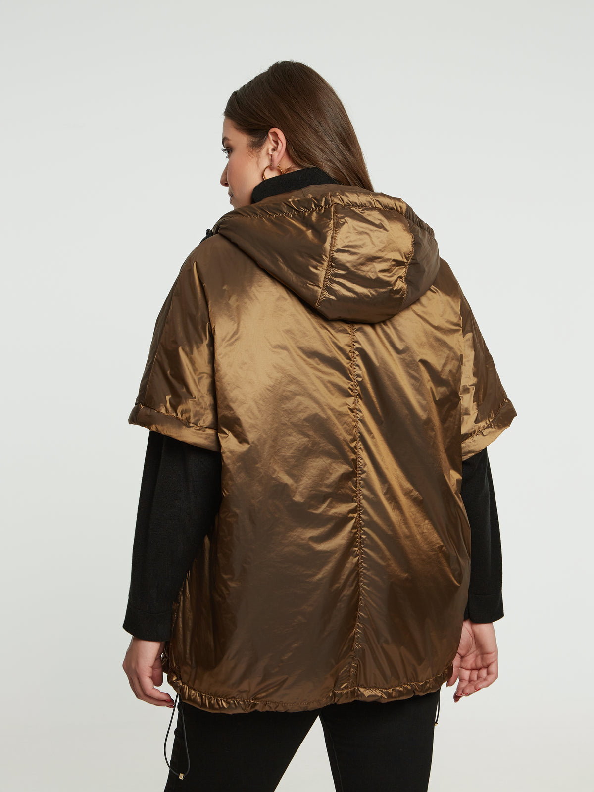 Mat Short Sleeve Jacket in Bronze