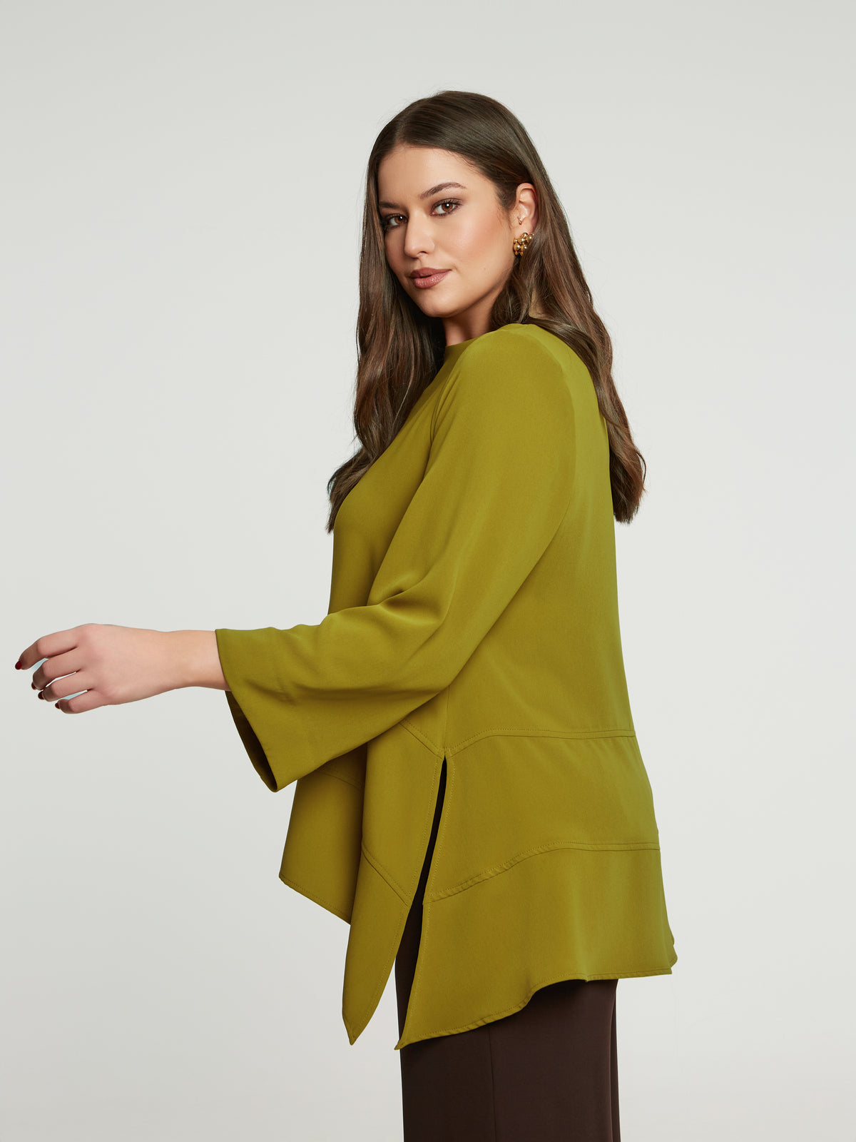 Mat Tunic in Dark Yellow
