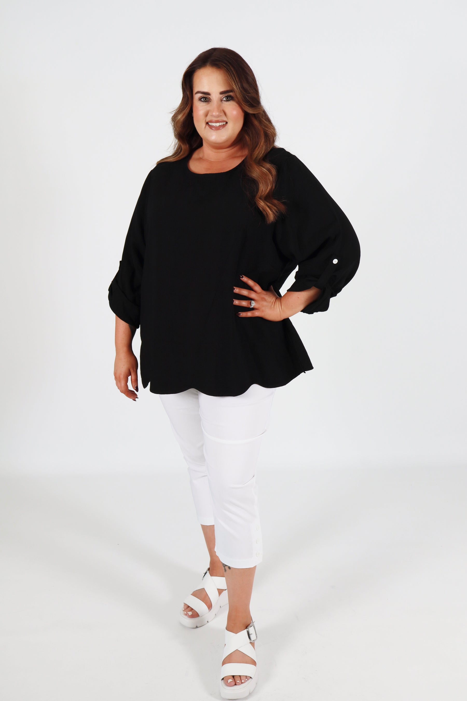 Megan Blouse in Black