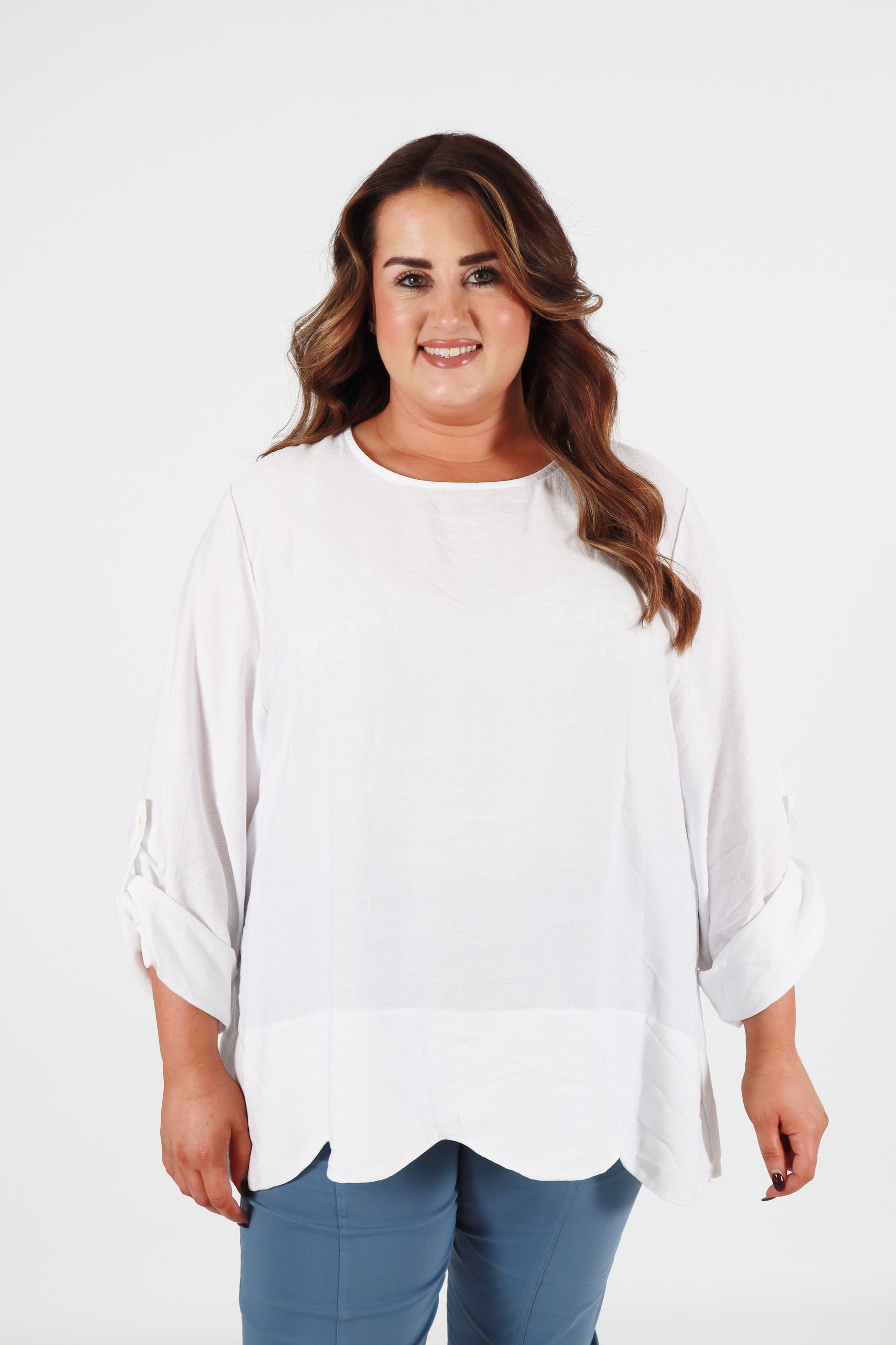 Megan Blouse in White