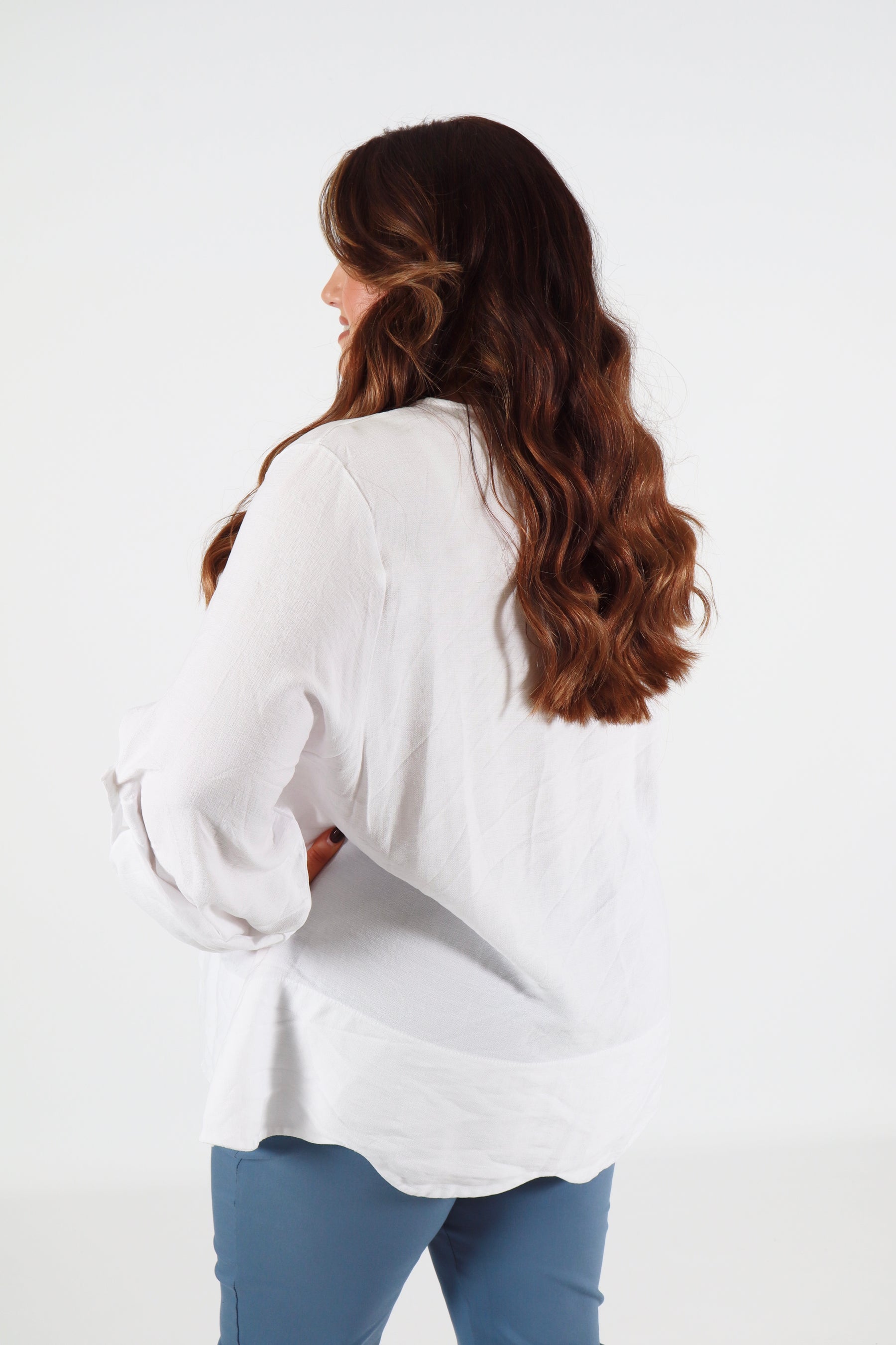 Megan Blouse in White