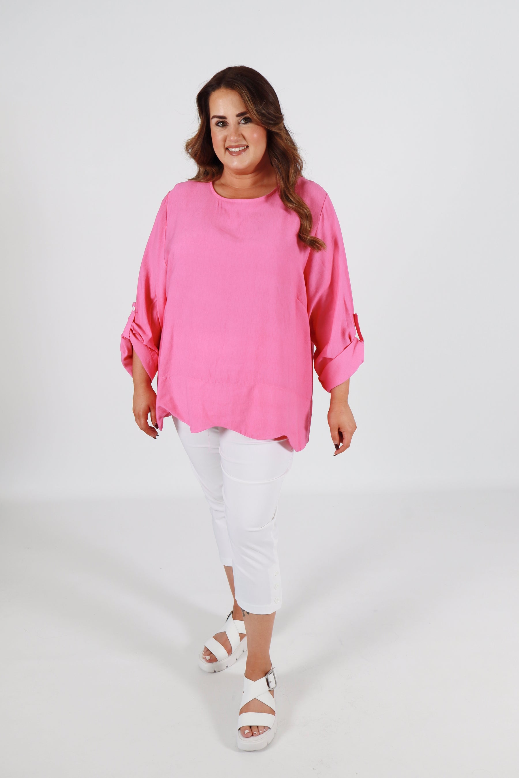 Megan Blouse in Pink