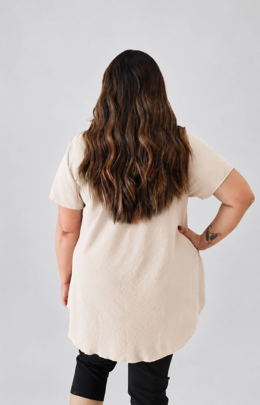 Nina Blouse in Beige