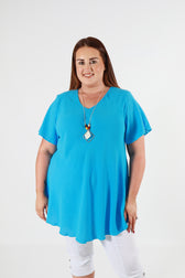 Nina Blouse in Blue
