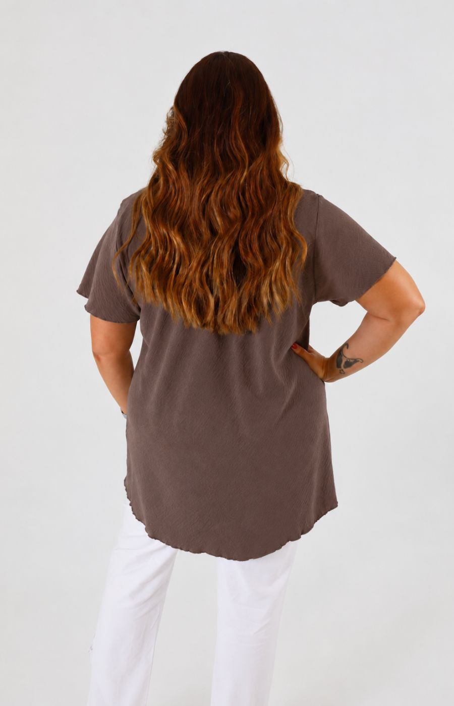 Nina Blouse in Brown