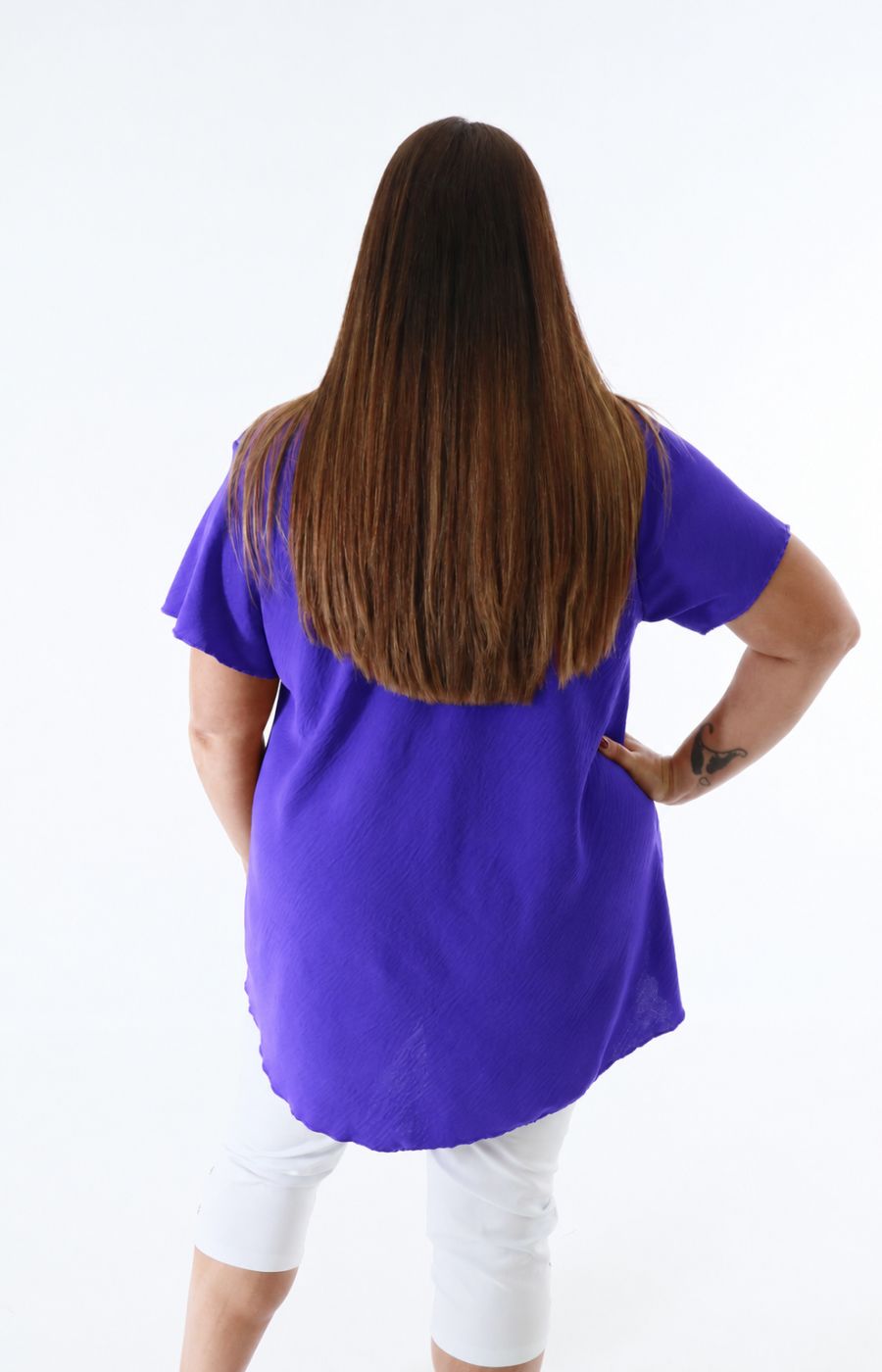 Nina Blouse in Deep Purple