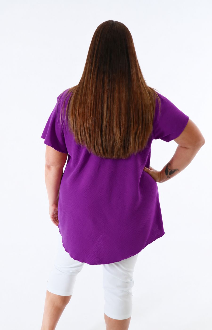 Nina Blouse in Plum