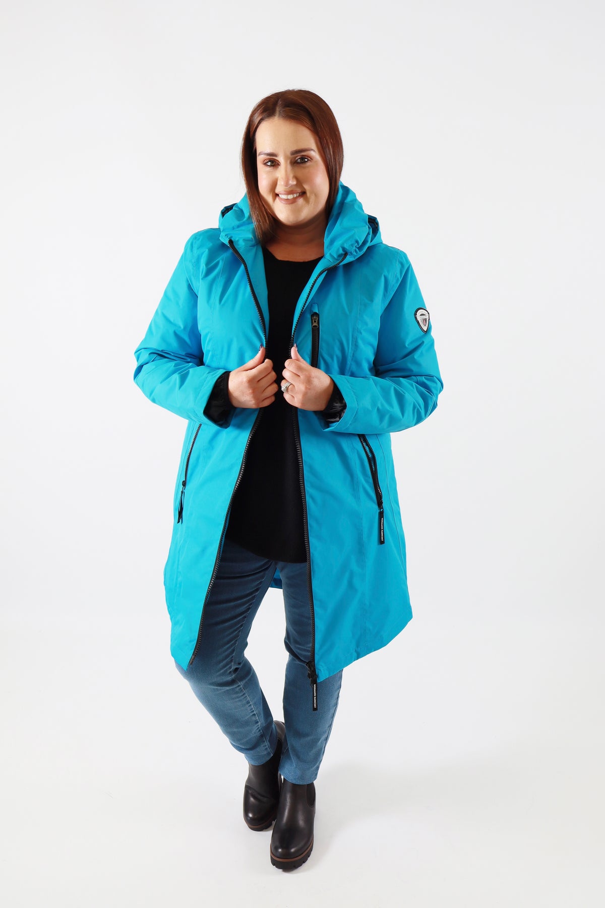 Normann Waterproof Coat in Blue