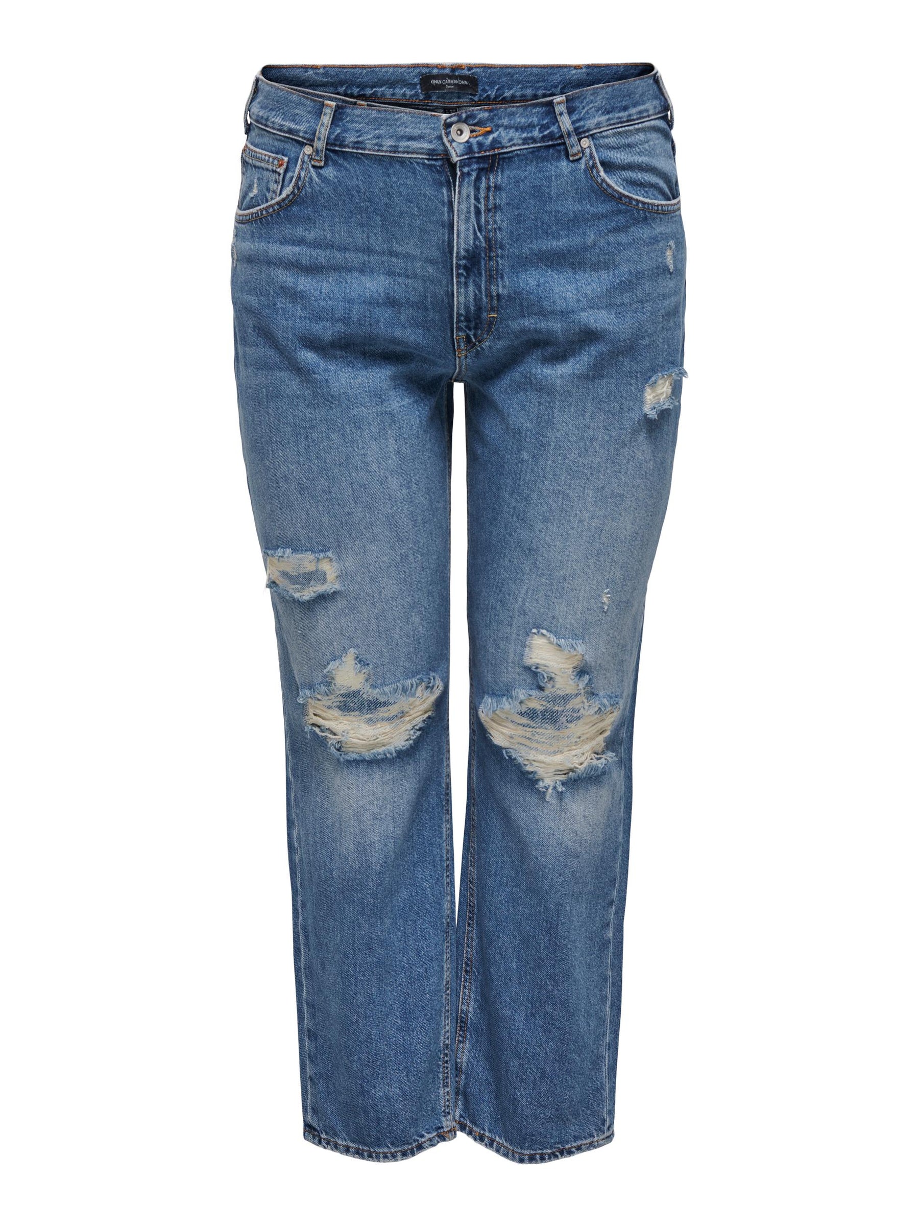 Only Distressed Robyn Jeans in Mid-Denim