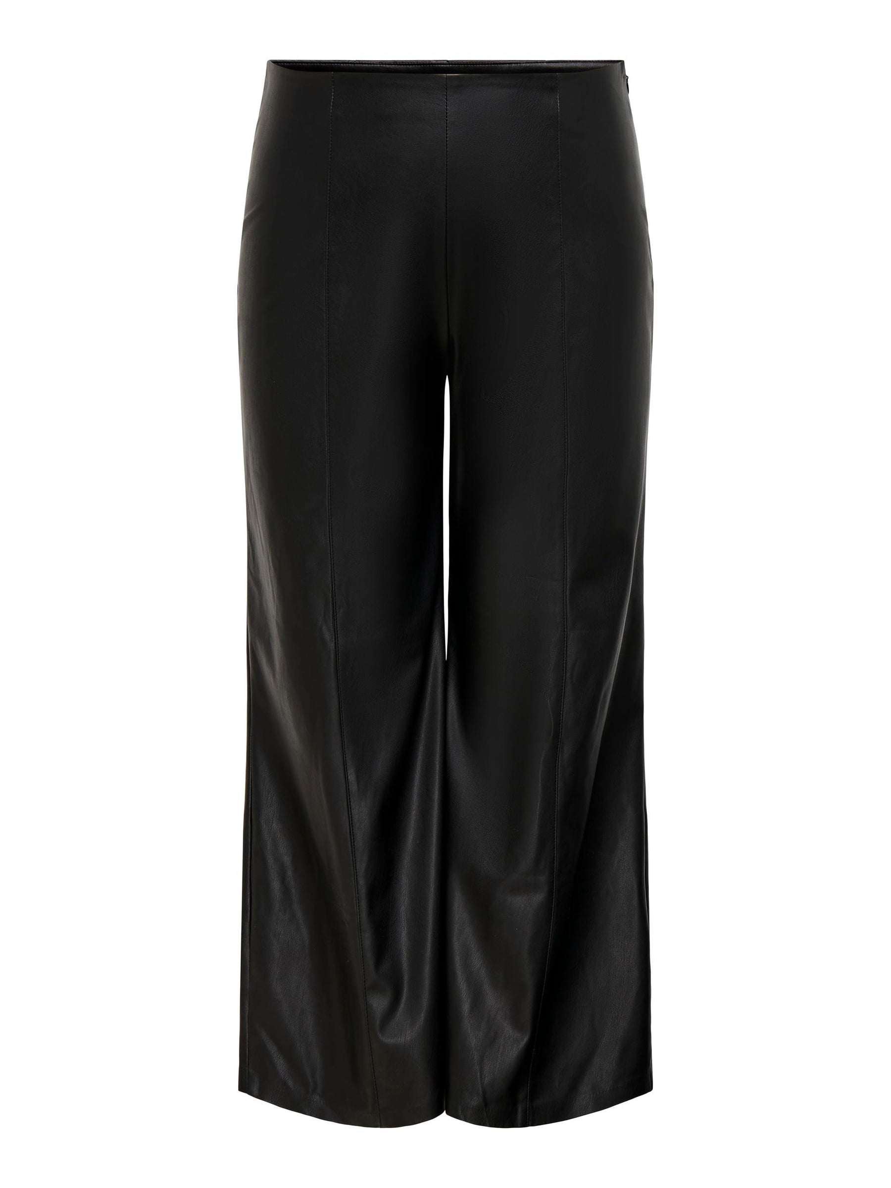 Only Carmakoma Wide Leg Leather Leggings