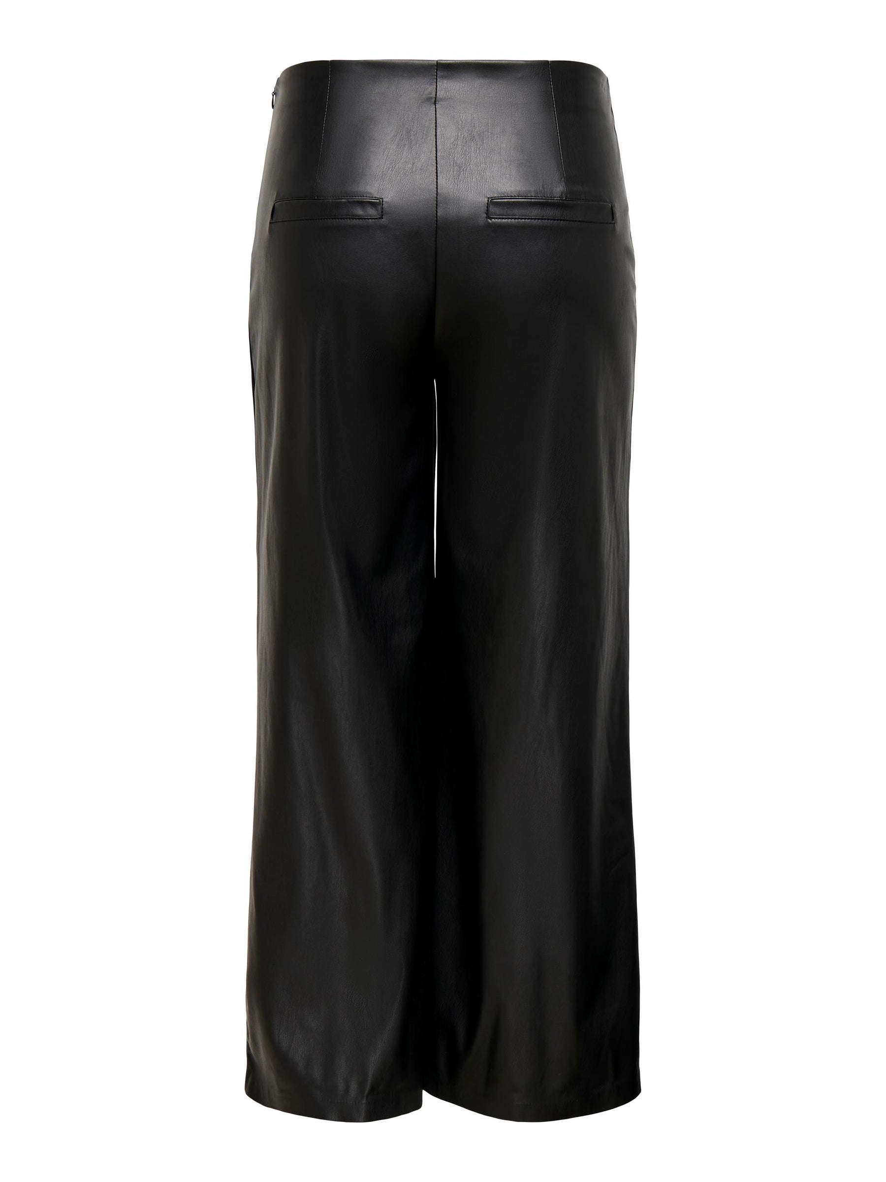 Only Carmakoma Wide Leg Leather Leggings