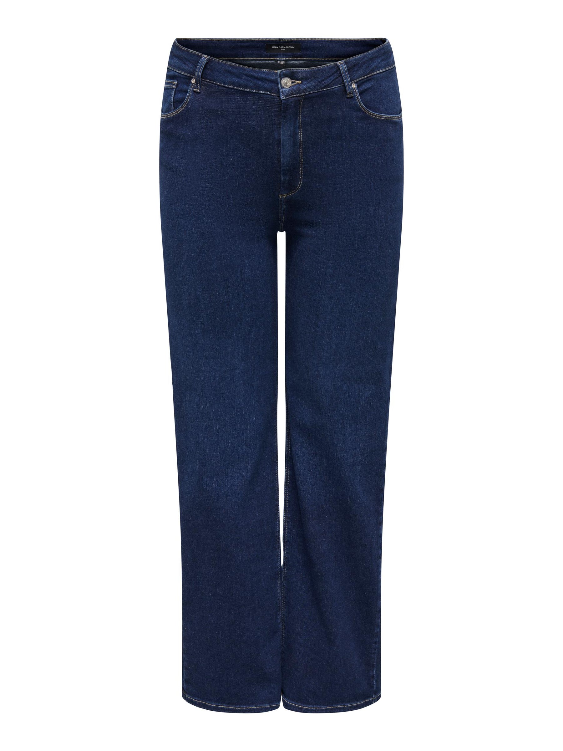 Only Carmakoma Willy Wide Jeans in Dark Blue