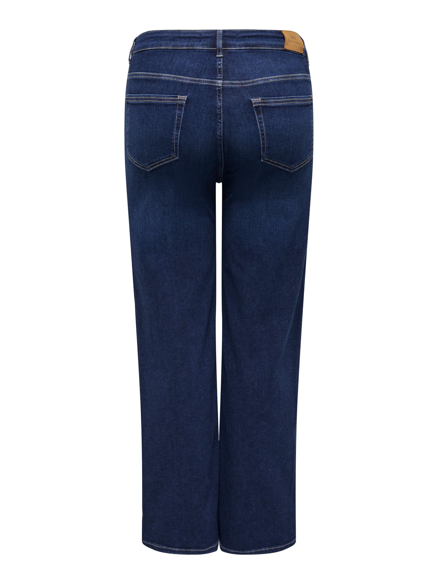 Only Carmakoma Willy Wide Jeans in Dark Blue