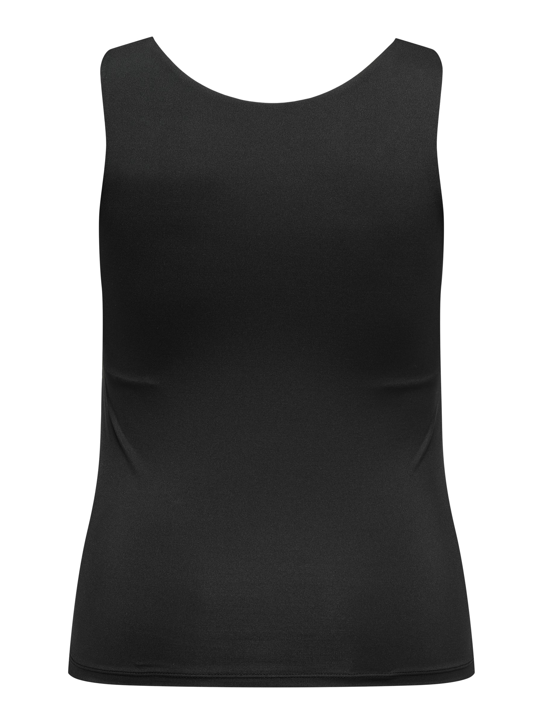 Only Carmakoma Rea 2 Way Vest Top In Black