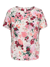 Only Carmakoma Vica Blouse in White Floral