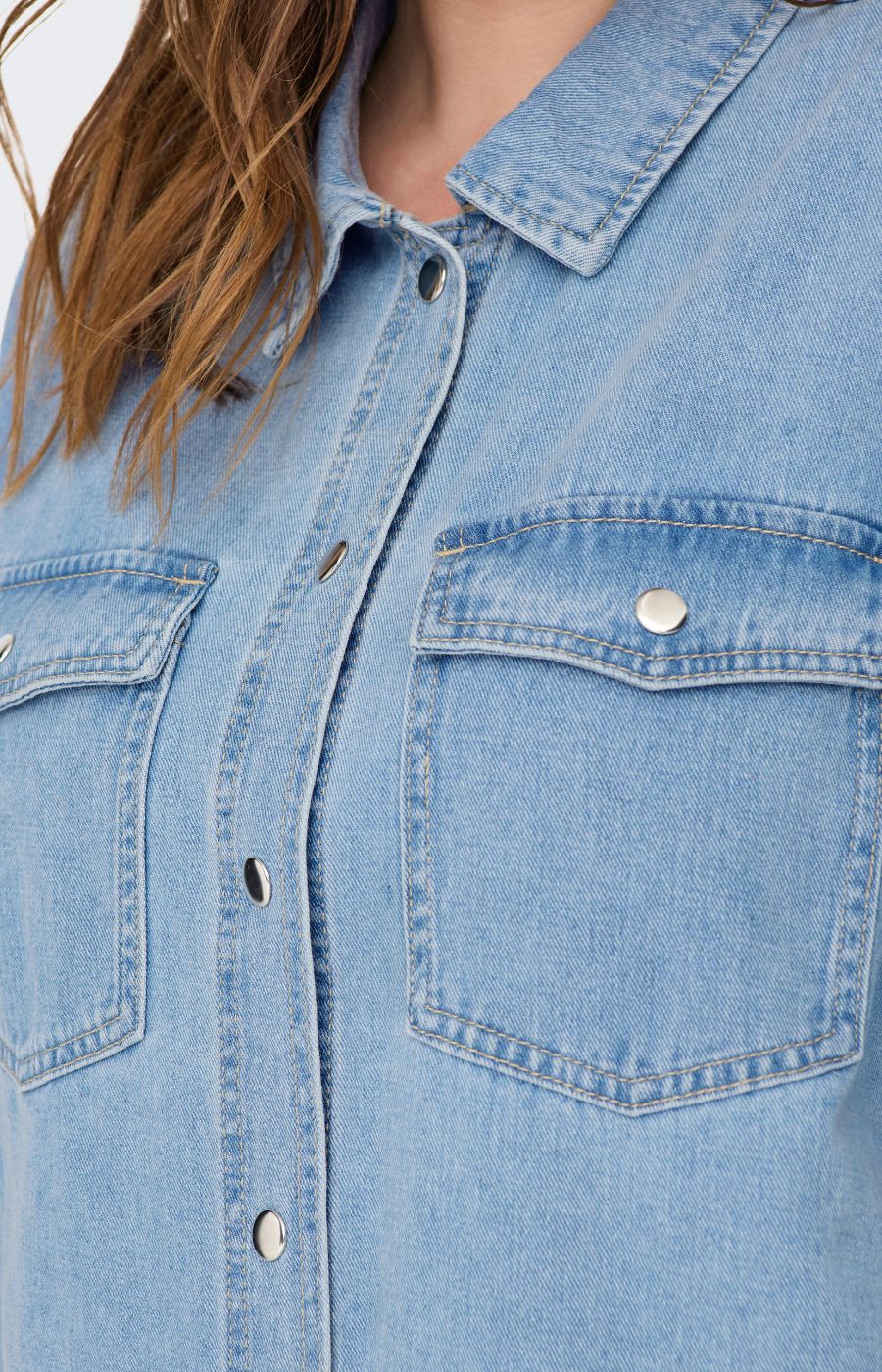 Only Carmakoma Belle Dress in Light Denim