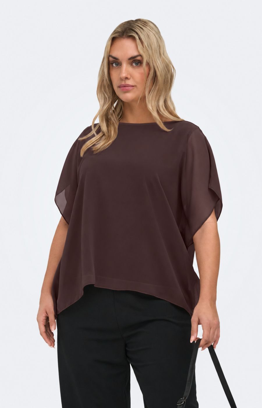 Only Carmakoma Coko Blouse in Coffee Bean