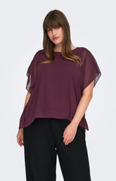 Only Carmakoma Coko Blouse in Wine