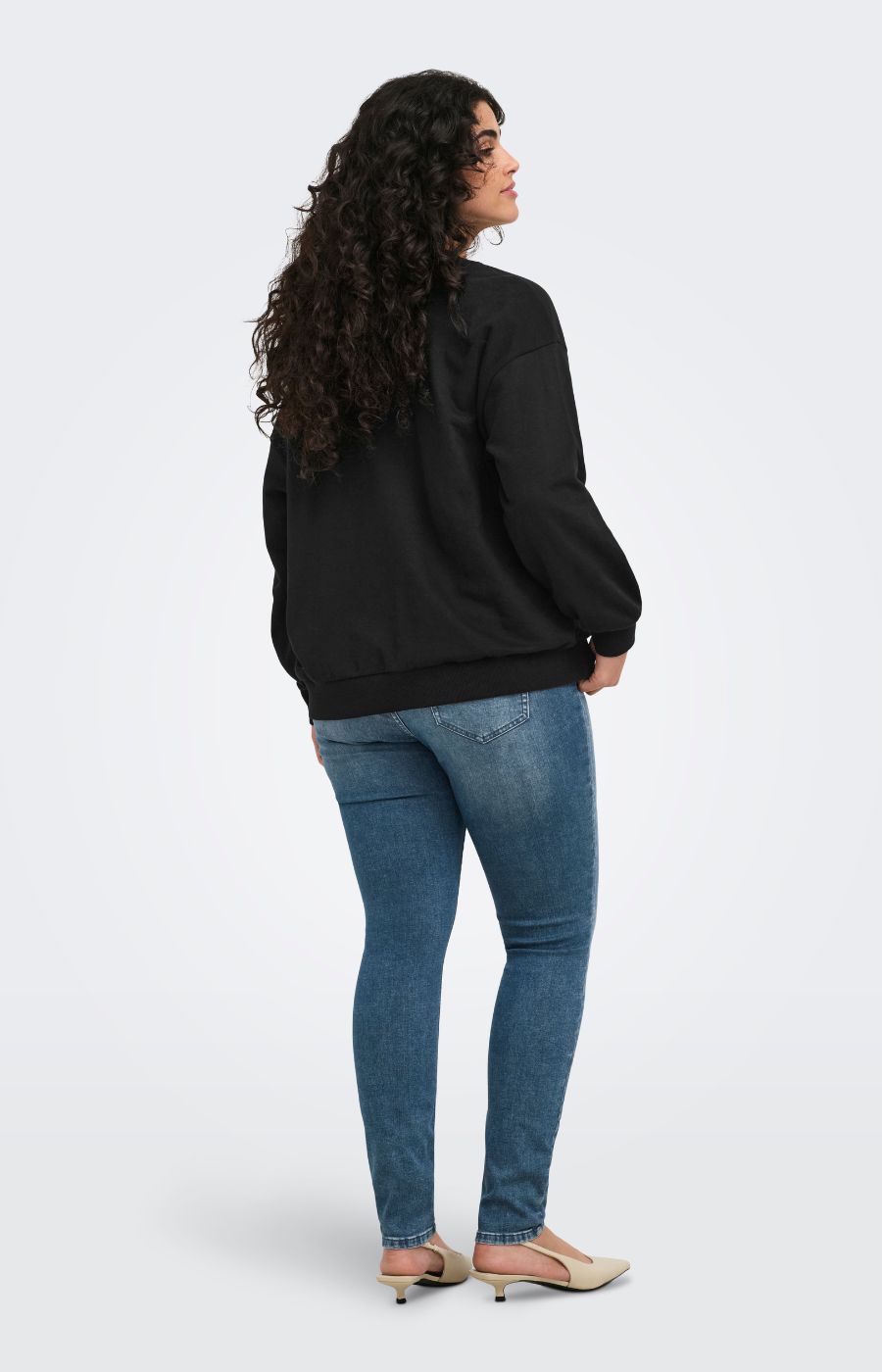 Only Carmakoma Dessa Sweater in Black