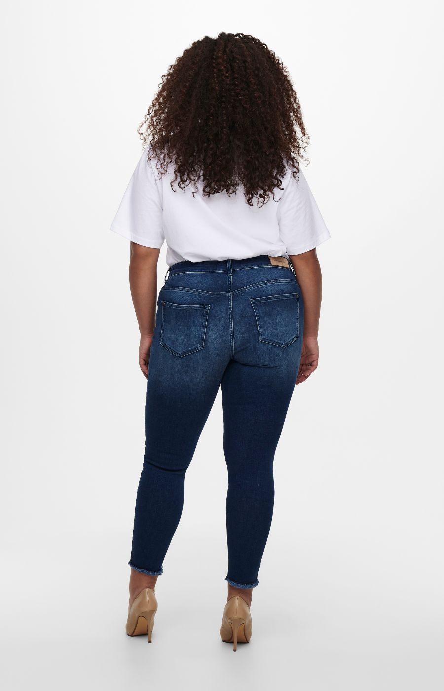 Only Carmakoma Distressed Skinny Jeans