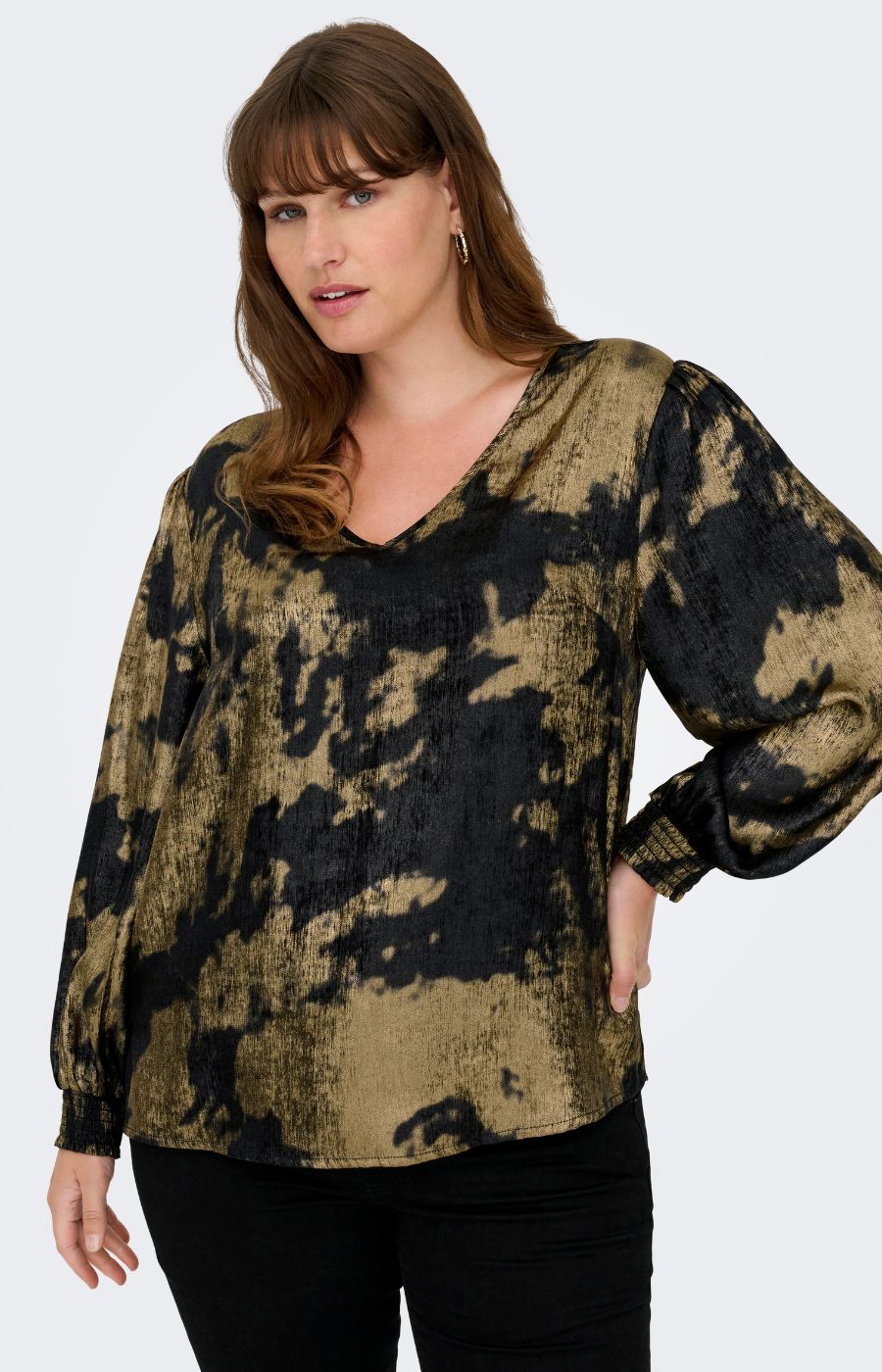 Only Carmakoma Dixie Blouse in Gold