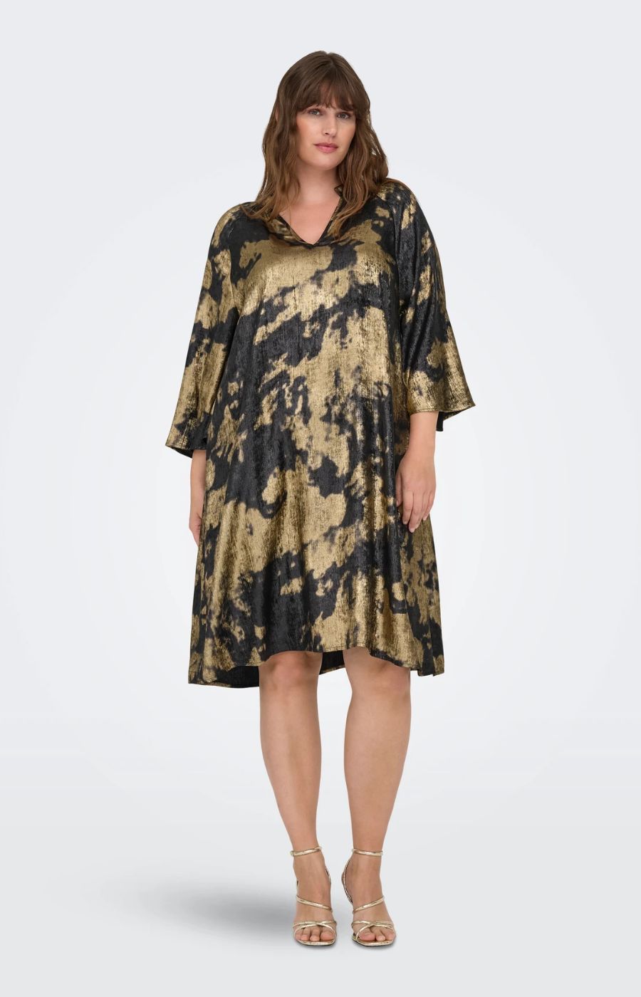Only Carmakoma Dixie Dress in Gold