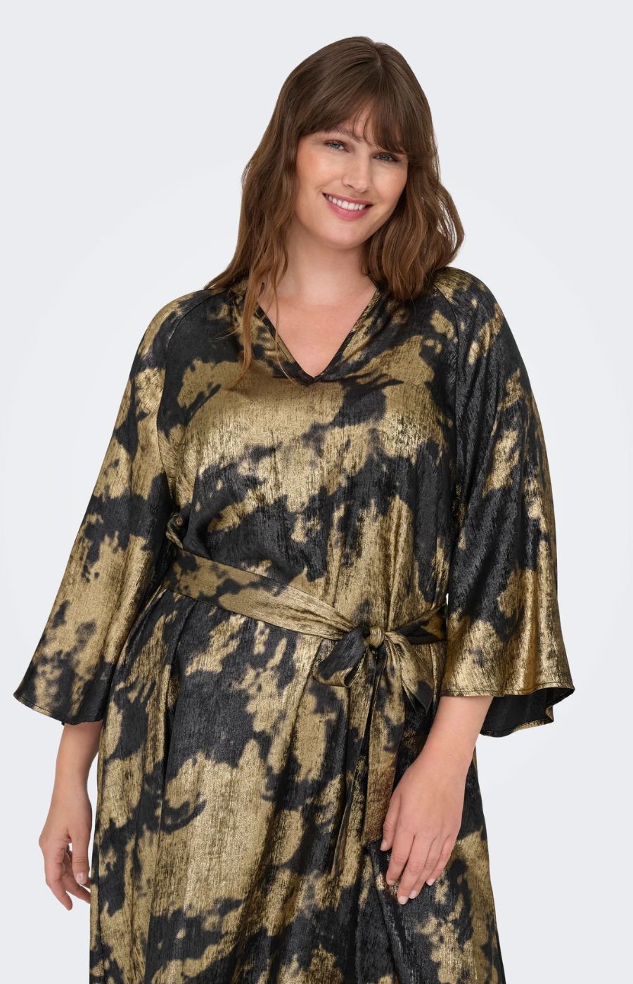Only Carmakoma Dixie Dress in Gold
