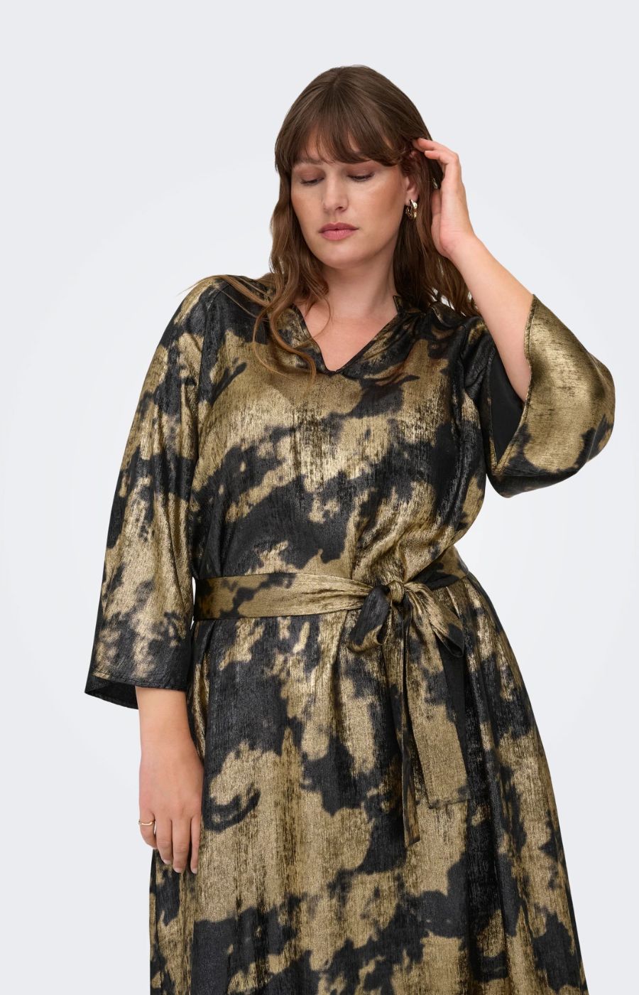 Only Carmakoma Dixie Dress in Gold
