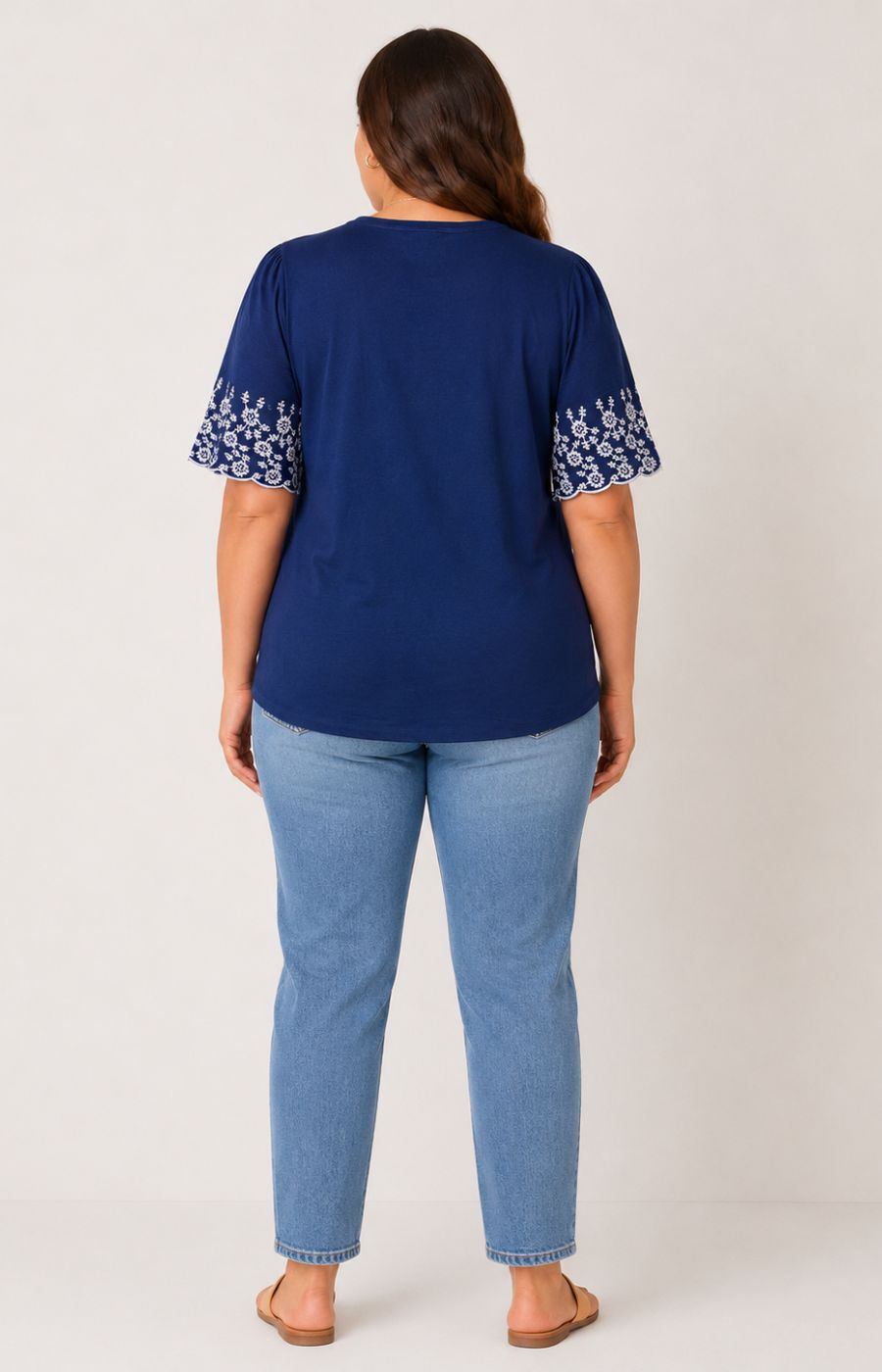 Only Carmakoma Dream T-Shirt in Navy