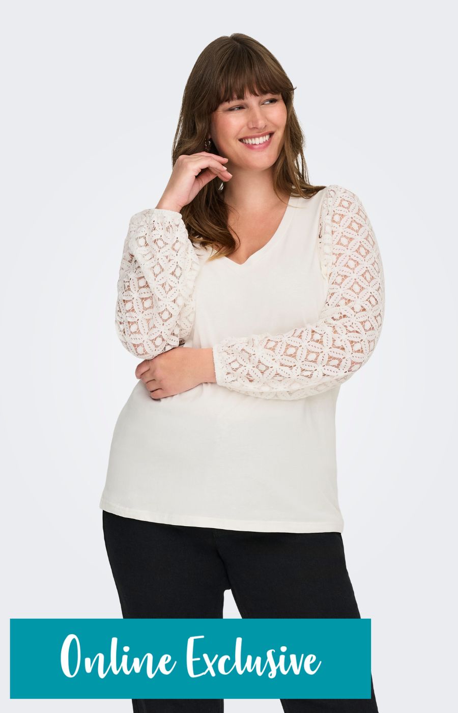 Only Carmakoma Effie Blouse in White