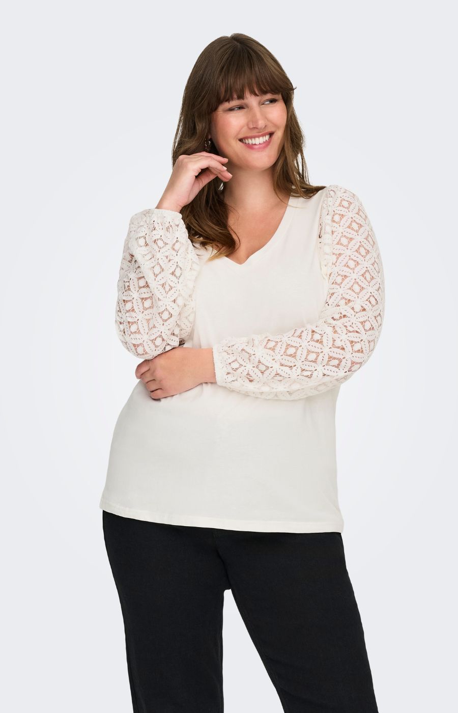 Only Carmakoma Effie Blouse in White
