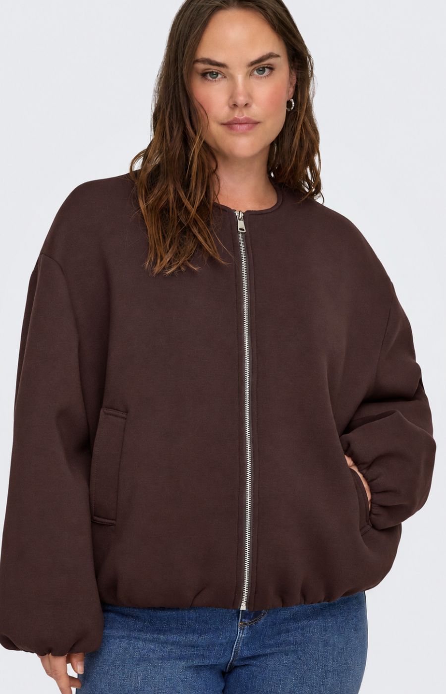 Only Carmakoma Ellie Jacket in Coffee Bean