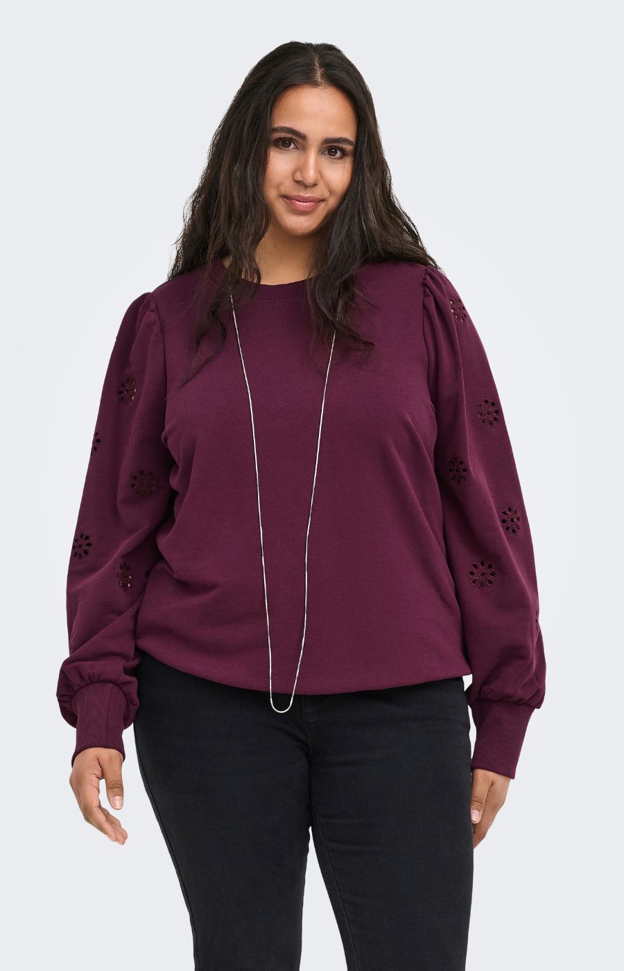 Only Carmakoma Femme Sweater in Fig